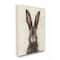 Stupell Industries Brown European Rabbit Portrait Canvas Wall Art
